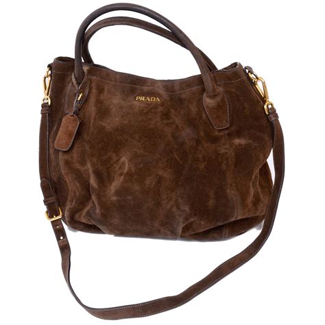 dark brown suede purse.